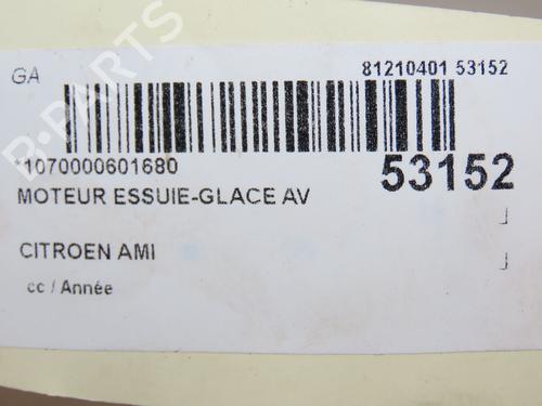 Front wiper motor CITROËN AMI (9A_) Electric (9AZ2CA) | BP36496050M29 - Image 5