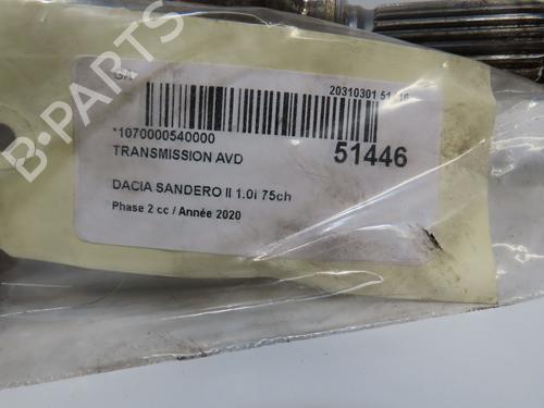 Right front driveshaft DACIA SANDERO II 1.0 SCe 75 (B8JC, B8JD) | BP19577692M39 