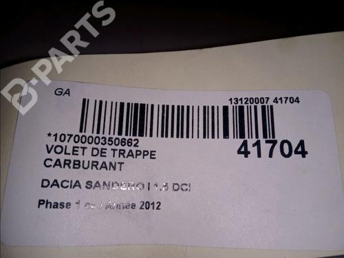 Klapa wlewu paliwa DACIA SANDERO 1.5 dCi | BP10144993C131 