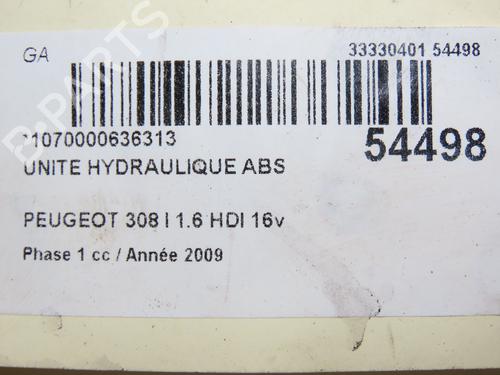 ABS pump PEUGEOT 308 I (4A_, 4C_) 1.6 HDi | BP28801640M43 