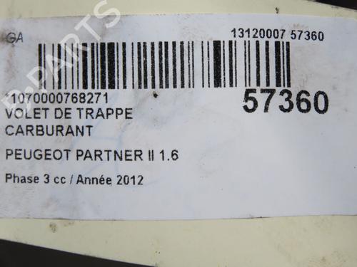 Tanklåg PEUGEOT PARTNER Tepee 1.6 VTi | BP36310322C131 - Image 5
