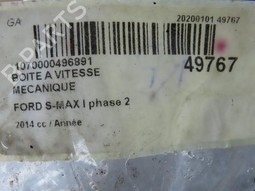 Gearbox FORD S-MAX (WA6) 2.0 TDCi | BP31120161M3