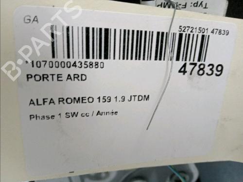 Right rear door ALFA ROMEO 159 Sportwagon (939_) 1.9 JTDM 16V (939BXC1B, 939BXC12) | BP15076799C5 