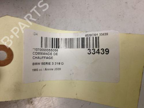 Commande Chauffage BMW 3 (E90) 318 d (143 hp) 9594367