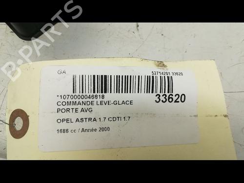Used Left front window switch Left front window switch OPEL ASTRA G Hatchback (T98) 1.7 DTI 16V (F08, F48) (75 hp) 9593741 9593741