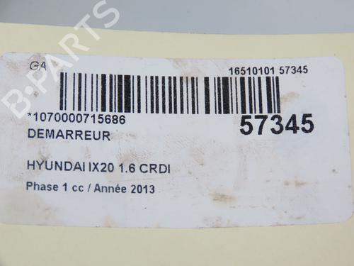 Used Starter HYUNDAI ix20 (JC) 1.6 CRDI (116 hp) 32845274