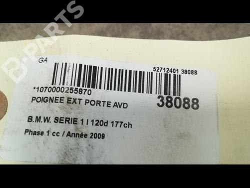 Front right exterior door handle BMW 1 (E87) 120 d | BP9610425C129 