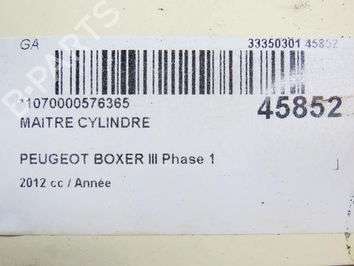 Brake master cylinder PEUGEOT BOXER Van 2.2 HDi 130 | BP26383580M77 - Image 3