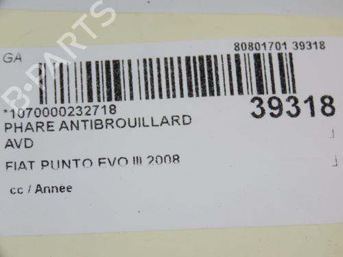 Right front fog light FIAT LINEA (323_, 110_) 1.3 D Multijet (323AXB11, 323AXB1A) | BP9607931C31 