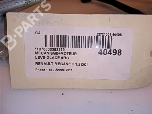 Rear left window mechanism RENAULT MEGANE III Grandtour (KZ0/1) 1.5 dCi (KZ09, KZ0D, KZ1G, KZ29, KZ14, KZ1W, KZ10, KZ1F,... | BP11103174C24 