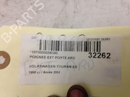 rear-right-exterior-door-handle-vw-touran-1t1-1t2-20-tdi-7h0837205dgru-2003-2004-2005-2006-2007-2008-2009-2010-9594572 main image