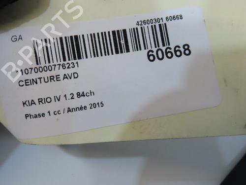 Front right seatbelt KIA RIO III (UB) 1.2 CVVT | BP38297799I25 - Image 5
