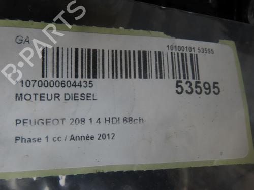 Engine PEUGEOT 208 I (CA_, CC_) 1.4 HDi | BP31119962M1 