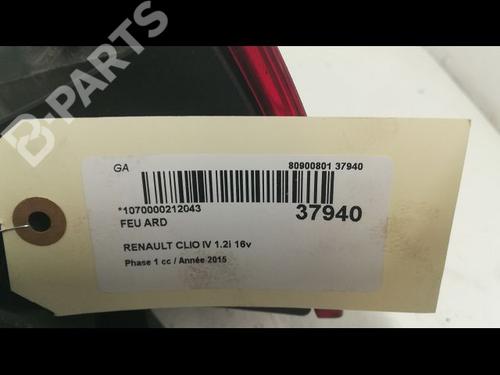 Right taillight RENAULT CLIO IV (BH_) 1.2 16V | BP9604854C35