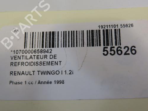 Køleventilator elektrisk RENAULT TWINGO I (C06_) 1.2 (C066, C068) (58 hp) 29379885