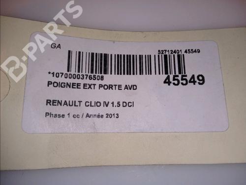 Front right exterior door handle RENAULT CLIO IV (BH_) 1.5 dCi 90 | BP11102309C129 