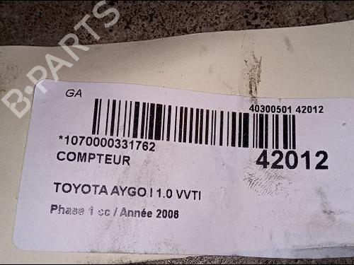 Used Instrument cluster TOYOTA AYGO (_B1_) 1.0 (KGB10_, KGB10R) (68 hp) 9619245