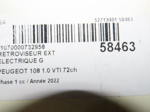 Retrovisor esquerdo PEUGEOT 108 1.0 VTi 72 | BP38275567C26  - Image 5