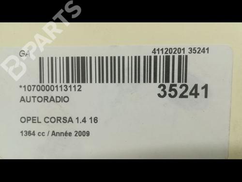 Radio OPEL CORSA D (S07) 1.4 (L08, L68) | BP9597874E6 