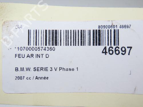 Used Right tailgate light BMW 3 (E90) 335 d (286 hp) 22535568