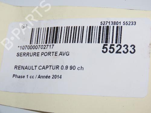 Front left lock RENAULT CAPTUR I (J5_, H5_) 0.9 TCe 90 | BP32486167C98  - Image 7