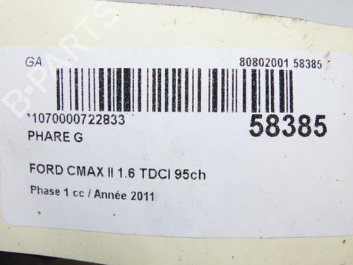 Left headlight FORD C-MAX II (DXA/CB7, DXA/CEU) 1.6 TDCi | BP40518095C28 - Image 5