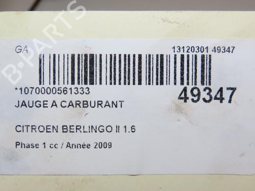 Fuel pump CITROËN BERLINGO Box Body/MPV (B9) 1.6 HDi 90 16V | BP19540004M76