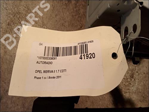 Radio OPEL MERIVA B MPV (S10) 1.7 CDTI (75) | BP9617286E6 