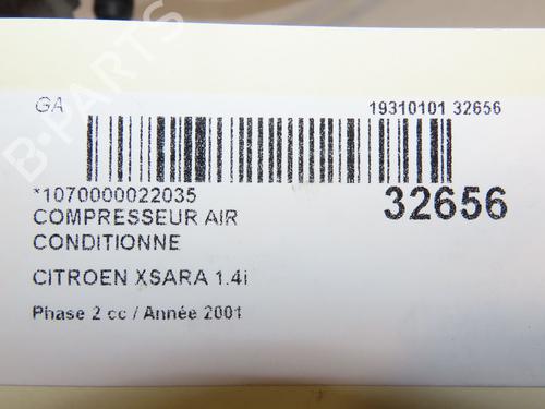 AC Kompressor CITROËN XSARA (N1) 1.6 16V (109 hp) 9592773