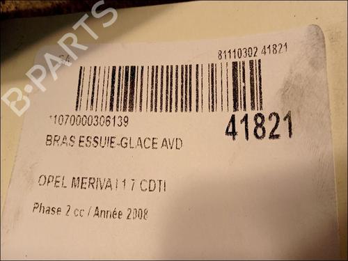 Front windshield wiper arm OPEL MERIVA A MPV (X03) 1.7 CDTI (E75) | BP14881168C143 