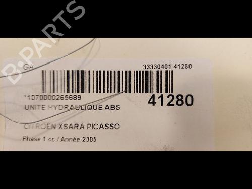 Used ABS pump CITROËN XSARA PICASSO (N68) 2.0 HDi (90 hp) 9612159