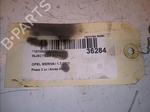 Used Injector OPEL MERIVA A MPV (X03) 1.7 CDTI (E75) (100 hp) 11098941