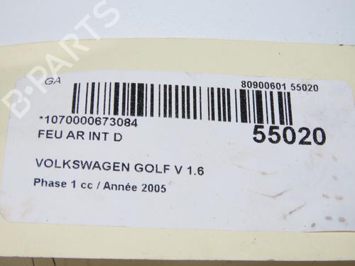 Right tailgate light VW GOLF V (1K1) 1.6 FSI | BP31692780C80 - Image 5