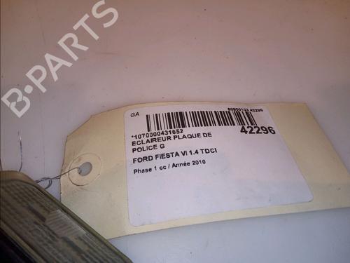 Used Licence plate light FORD FIESTA VI (CB1, CCN) 1.4 TDCi (68 hp) 14880770