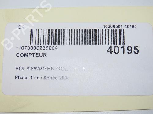 Used Instrument cluster Instrument cluster VW GOLF V (1K1) 1.9 TDI (105 hp) 9608537 9608537