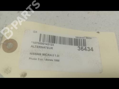 Alternator NISSAN MICRA II (K11) 1.0 i 16V | BP9601938M7 