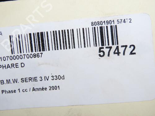 Right headlight BMW 3 (E46) 330 d | BP33298137C29  - Image 5