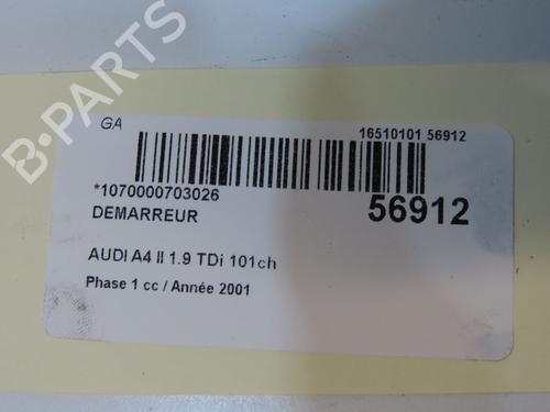 Starter AUDI A4 B6 (8E2) 1.9 TDI | BP33836392M8 - Image 2