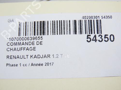 Climate control RENAULT KADJAR (HA_, HL_) 1.2 TCe 130 (HLMR) | BP28967915I5 