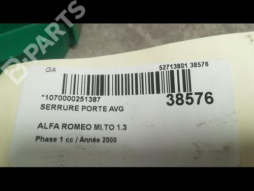 Front left lock ALFA ROMEO MITO (955_) 1.3 MultiJet (955AXH1B, 955AXT1A) | BP9609847C98 