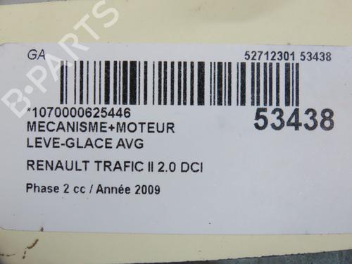 Used Front left window mechanism RENAULT TRAFIC II Bus (JL) 2.0 dCi 115 (JL00, JL01, JL0H, JL0M, JL0U) (114 hp) 30797583