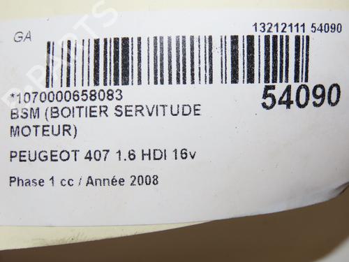 Sikringsdåse PEUGEOT 407 (6D_) 1.6 HDi 110 (6D9HZC, 6D9HYC) | BP28966967E1 