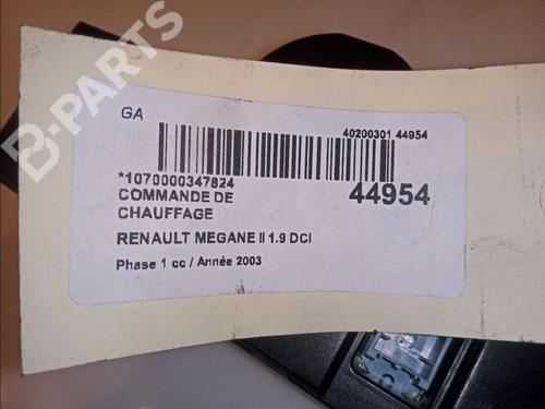 Climate control RENAULT MEGANE II (BM0/1_, CM0/1_) 1.9 dCi (BM0G, CM0G) | BP11101086I5 