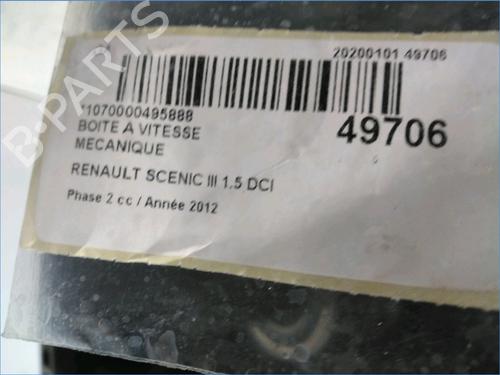 Used Gearbox RENAULT SCÉNIC III (JZ0/1_) 1.5 dCi (110 hp) 28829394