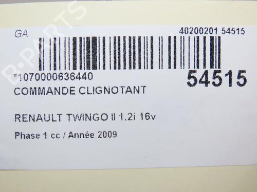 Steering column stalk RENAULT TWINGO II (CN0_) 1.2 16V (CN0K, CN0V, CN0A) | BP28967856I23