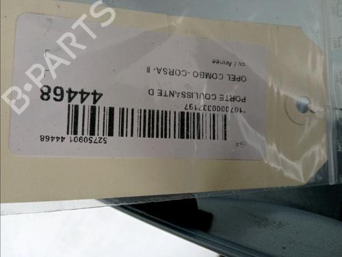Høyre side skyvedør OPEL COMBO Tour 1.7 CDTI 16V | BP14951775C75 