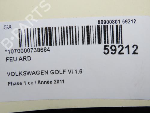 Right taillight VW GOLF VI (5K1) 1.6 TDI | BP37411110C35 - Image 4