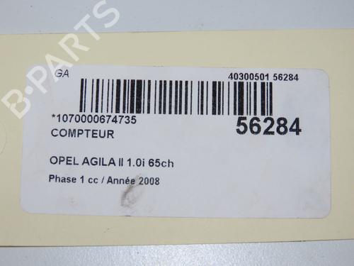 Instrument cluster OPEL AGILA B (H08) 1.0 (F68) | BP32277451C47 - Image 6