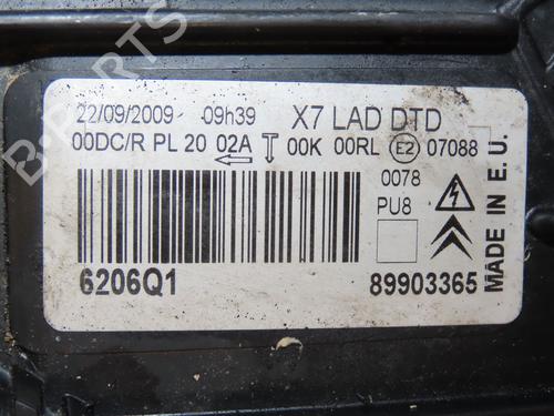 Right headlight CITROËN C5 III Break (RW_) 2.0 HDi 140 | BP29551215C29 - Image 7