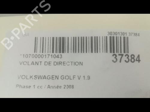 Used Steering wheel VW GOLF V (1K1) 1.9 TDI (105 hp) 9605528